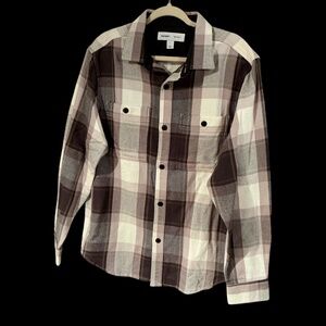 Men’s button down jacket shirt